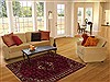 Hossein Abad Red Hand Knotted 51 X 69 Area Rug 251-12455 Thumb 5