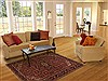 Hamedan Red Hand Knotted 53 X 74 Area Rug 251-12458 Thumb 5