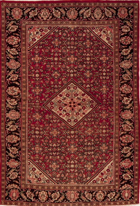 Hossein Abad Red Hand Knotted 70 X 110  Area Rug 251-12470 Image 0