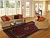 Tabriz Red Hand Knotted 72 X 104 Area Rug 251-12493 Thumb 4