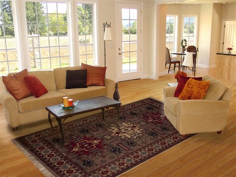 Khan Mohammadi Grey Hand Knotted 67 X 99 Area Rug 251-12495 Image 4