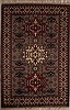 Khan Mohammadi Grey Hand Knotted 67 X 99  Area Rug 251-12495 Thumb 0