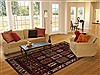 Bakhtiar Blue Hand Knotted 67 X 105 Area Rug 251-12496 Thumb 4