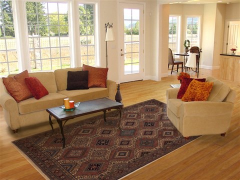 Yalameh Red Hand Knotted 68 X 97 Area Rug 251-12503 Image 4