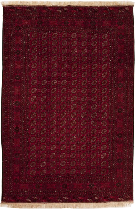 Bokhara Red Hand Knotted 611 X 91  Area Rug 251-12512 Image 0