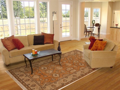 Bokhara Purple Hand Knotted 62 X 92 Area Rug 251-12513 Image 4