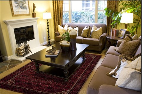 Hossein Abad Red Hand Knotted 70 X 104 Area Rug 251-12516 Image 2