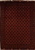 Turkman Red Hand Knotted 72 X 98  Area Rug 251-12519 Thumb 0