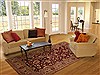 Pishavar Red Hand Knotted 67 X 99 Area Rug 251-12520 Thumb 4