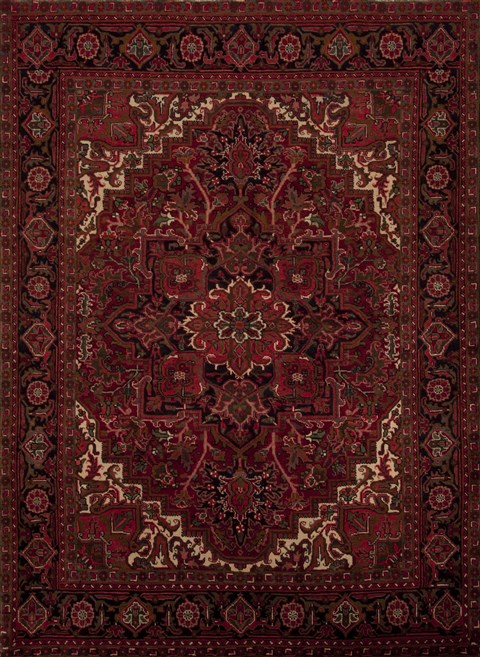 Goravan Red Hand Knotted 72 X 98 Area Rug 251-12522 Image 0
