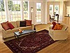Goravan Red Hand Knotted 72 X 98 Area Rug 251-12522 Thumb 4