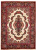 Kerman White Hand Knotted 57 X 71  Area Rug 251-12526 Thumb 0
