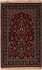 Isfahan Red Hand Knotted 38 X 58 Area Rug 251-12536 Thumb 0