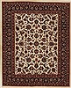 Sarouk White Square Hand Knotted 68 X 82  Area Rug 251-12548 Thumb 0