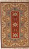 Kazak Orange Hand Knotted 53 X 83 Area Rug 251-12553 Thumb 0