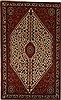 Abadeh White Hand Knotted 56 X 90  Area Rug 251-12555 Thumb 0