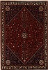 Abadeh Red Hand Knotted 59 X 84  Area Rug 251-12556 Thumb 0