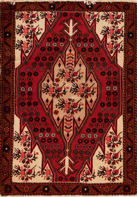 Hossein Abad Red Hand Knotted 36 X 410  Area Rug 251-12573 Image 0