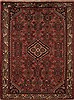 Hamedan Purple Hand Knotted 34 X 48  Area Rug 251-12582 Thumb 0