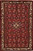 Hamedan Red Hand Knotted 33 X 411  Area Rug 251-12584 Thumb 0
