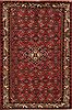 Hamedan Red Hand Knotted 33 X 411 Area Rug 251-12584 Thumb 0