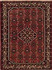 Hamedan Red Hand Knotted 35 X 47  Area Rug 251-12585 Thumb 0