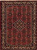 Hamedan Purple Hand Knotted 33 X 48  Area Rug 251-12586 Thumb 0