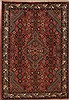 Hamedan Purple Hand Knotted 33 X 48 Area Rug 251-12587 Thumb 0