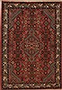 Hamedan Purple Hand Knotted 33 X 48  Area Rug 251-12587 Thumb 0