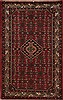 Hamedan Red Hand Knotted 30 X 411  Area Rug 251-12592 Thumb 0
