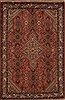 Hamedan Purple Hand Knotted 33 X 411  Area Rug 251-12599 Thumb 0