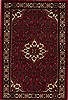 Hamedan Red Hand Knotted 33 X 49  Area Rug 251-12604 Thumb 0