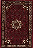 Hamedan Red Hand Knotted 33 X 49  Area Rug 251-12604 Thumb 0