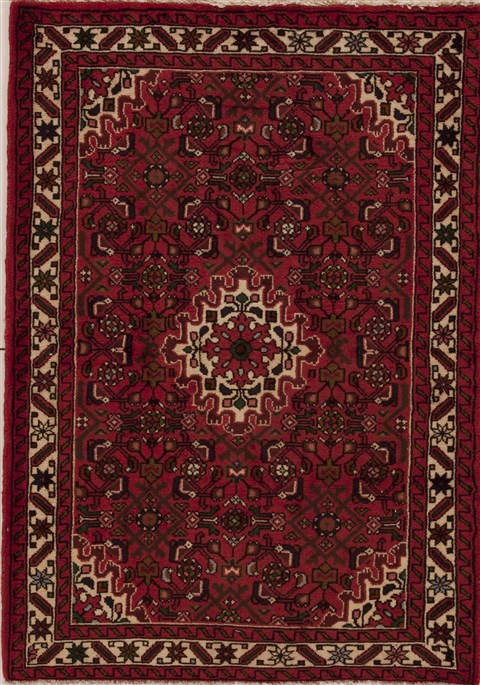 Hossein Abad Red Hand Knotted 36 X 411  Area Rug 251-12607 Image 0