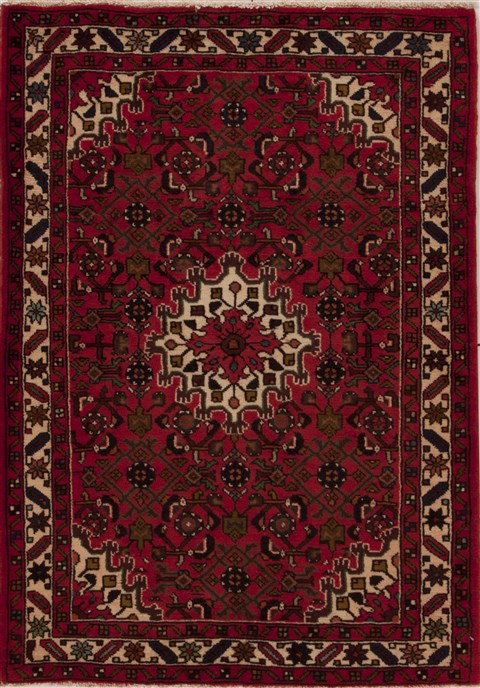 Hossein Abad Red Hand Knotted 36 X 411  Area Rug 251-12610 Image 0