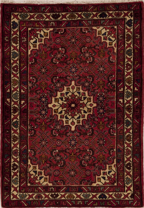 Hossein Abad Purple Hand Knotted 37 X 52  Area Rug 251-12615 Image 0