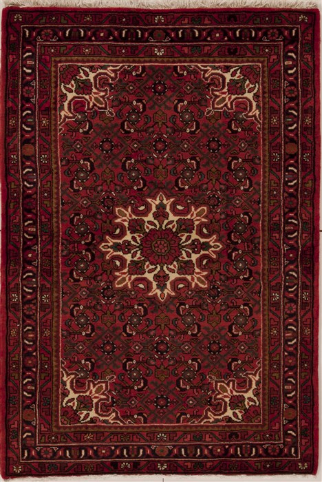 Hossein Abad Red Hand Knotted 36 X 52  Area Rug 251-12618 Image 0