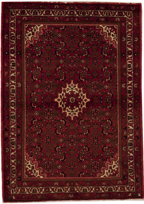 Hossein Abad Red Hand Knotted 36 X 411  Area Rug 251-12623 Image 0