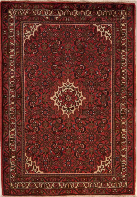 Hossein Abad Red Hand Knotted 36 X 50  Area Rug 251-12632 Image 0