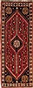Shiraz Red Runner Hand Knotted 25 X 61  Area Rug 251-12634 Thumb 0