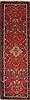 Hamedan Red Runner Hand Knotted 26 X 93  Area Rug 251-12644 Thumb 0
