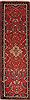 Hamedan Red Runner Hand Knotted 26 X 93  Area Rug 251-12644 Thumb 0