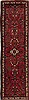 Hamedan Red Runner Hand Knotted 211 X 103  Area Rug 251-12652 Thumb 0