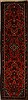 Hamedan Red Runner Hand Knotted 29 X 103  Area Rug 251-12686 Thumb 0