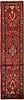 Hamedan Red Runner Hand Knotted 27 X 106  Area Rug 251-12690 Thumb 0