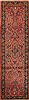 Hamedan Purple Runner Hand Knotted 28 X 95  Area Rug 251-12700 Thumb 0