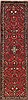 Hamedan Red Runner Hand Knotted 29 X 105  Area Rug 251-12707 Thumb 0