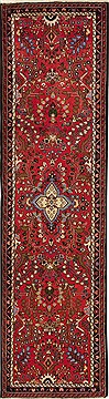 Persian Hamedan Red Runner 10 to 12 ft Wool Carpet 12711