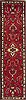 Hamedan Red Runner Hand Knotted 29 X 109  Area Rug 251-12715 Thumb 0