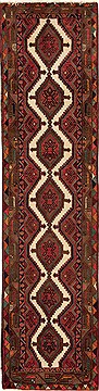 Persian Hamedan Multicolor Runner 10 to 12 ft Wool Carpet 12717